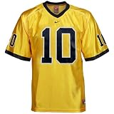 Nike Michigan Wolverines #10 Gold Replica Football Jersey