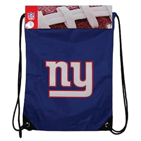 NEW YORK GIANTS OFFICIAL LOGO NFL BACKPACK BACKSACK