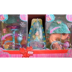 Barbie Fairytopia Gift Pack including Little Lands Magic Meadow Playset + Wildering Wood... by Barbie