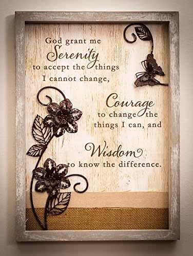 Vintage Framed Serenity Prayer