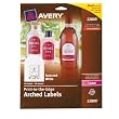 3Inx2 1/4In Textured Arch Label Print-To-The-Edge For Laser Printer