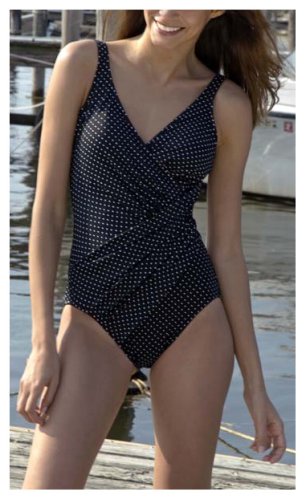Miraclesuit Women's D-Cup Wrap One Piece Swimsuit