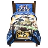 Star Wars Clone Wars Twin Comforter Bed Cover Microfiber Bedding