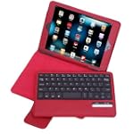 HDE� Red Leather Removeable Bluetooth...
