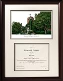 Michigan Wolverines Framed Scholar Diploma Frame with Lithograph