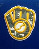 MLB Unisex Adult Milwaukee Brewers Stars And Stripes 5950 (Royal, 7  1/8)