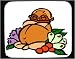 Mouse Pad with flowers, resting, lemur, monkey, sleeping