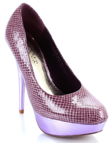 Bumper Riva-01a Snake Stiletto Pump