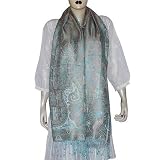 Blended Wool Silk Scarf Womens Outerwear Wraps India 75 x 29 inches