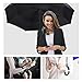Ylovetoys Double Layer Folding UV Proof and Windproof Inverted Umbrella with C-Shaped Hand for Car Outdoor (Pure Black)