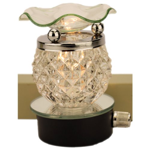 Clear Glass Electric Plug Dimmer Switch