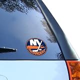 NHL New York Islanders 3.75" x 4" Window Cling