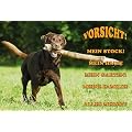 Metall-Warnschild Labrador Retriever