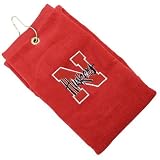 Nebraska Cornhuskers Scarlet Embroidered Velour Golf Towel