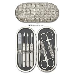 Drei Schwerter - 7 teiliges Manik�re & Pedik�re Etui aus hochwertigem Krokolederimitat, Qualit�t: Made in Solingen