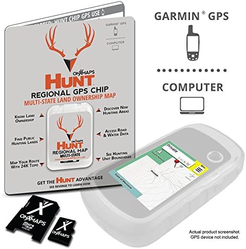 HUNT Regional - Plains by onXmaps - Color-coded Lands 24k Topo Maps for Garmin GPS! Covers Kansas, Nebraska, Missouri, Iowa, Oklahoma (microSD/SD Card)