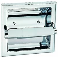 Design House 533125 Millbridge Recessed Toilet Paper Holder, Polished Chrome