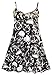 ZJ Clothes Womens Ladies Long Printed Bang Camouflage Rose Skull Leopard Swing Cami Dress