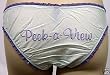 TRA.LA.LA NOVELTY PANTY PEEK-A-VIEW MINT / PURPLE