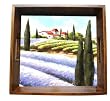 Vineyard View Artisan Glass Small Tray