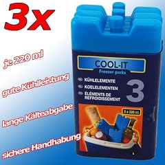 3er PACK COOL IT K�hlakkus K�hlakku K�hlelemente K�hlbox (3 St�ck je 220ml)