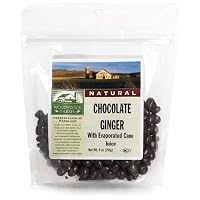 Woodstock Farms Chocolate Ginger with Evaporated Cane Juice, 9-Ounce Bags (Pack of 4)