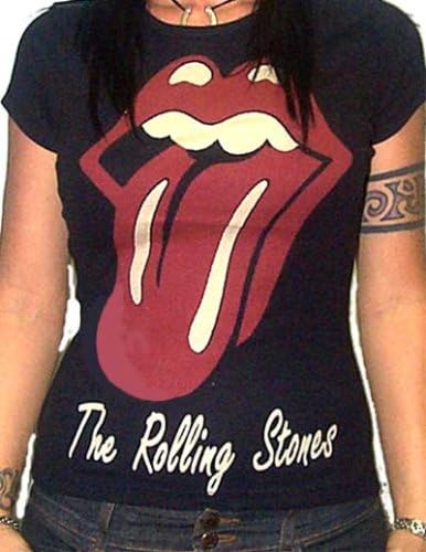 Mosquitohead Women's 'ROLLING STONES' FRONT PRINT T-SHIRT