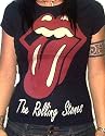 Mosquitohead Women's 'ROLLING STONES' FRONT PRINT T-SHIRT