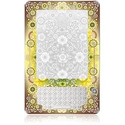 GelaSkins Protective Kindle Skin (Fits 6" Display, 2nd Generation Kindle), Gold Flowers