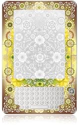 GelaSkins Protective Kindle Skin (Fits 6" Display, 2nd Generation Kindle), Gold Flowers
