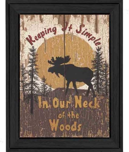 The Craft Room LS1288 Keeping It Simple Framed Print by Artist Linda Spivey, 18 x 12-Inch