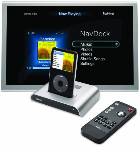Electronics: Tekkeon NavDock for iPod  Silver/Black 