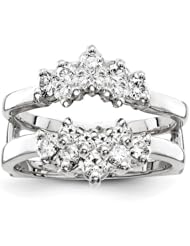 Ann Harrington Jewelry 14k White Gold 1 Ct Tw Diamond Ring Guard