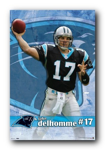 Jake Delhomme Carolina Panthers Poster 22.5X34 4036