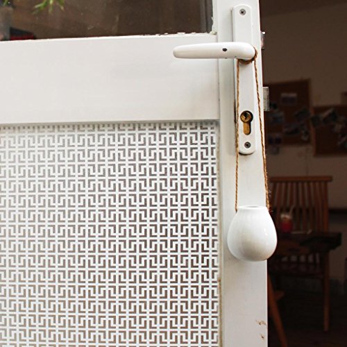 Fancy-fix Vinyl Decorative Trendy Geometric Privacy Window Glass Film