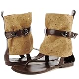 Jetseter70 High Shaft Gladiator Flat Sandal BROWN