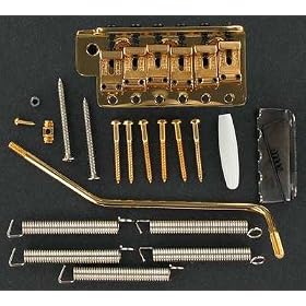 Fender American Vintage Stratocaster Bridge Tremolo Assembly - Gold