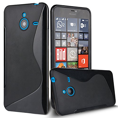 Lumia 640 XL Case, SPARIN® Ultra Slim and Lightweight Scratch Resistant Smart Case for Nokia Lumia 640 XL - Black