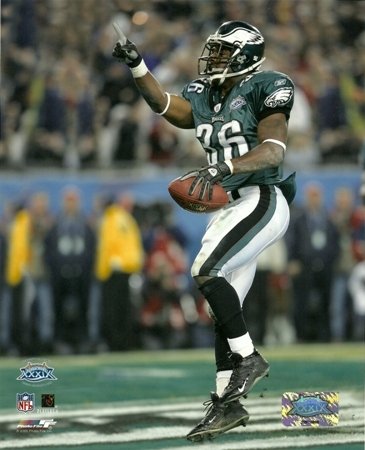 Brian Westbrook Philadelphia Eagles Super Bowl XXXIX 8x10 Photo