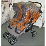 Baby Jogger City Mini Double Rain Cover - Stroller Not Included