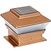Reusable Revolution Solar Powered 4 x 4 LED Post Cap Light (Copper, 2 Pack)