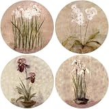 Subtle Flowers Absorbent Coasters