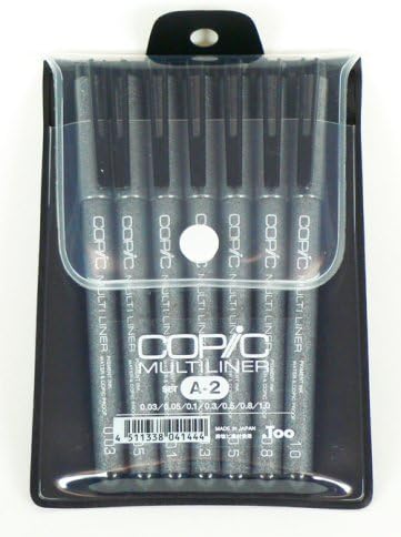 Mulitliner Multiliner Inking Black Set A2 by Mulitliner