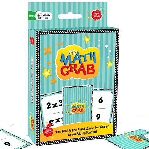 Math Grab - Multiplication Card Game for Kids