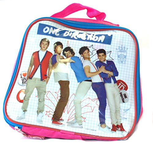 One Direction Pink Soft Sided Lunch Box (9" X 9" X 3")
