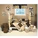 Trend Lab Brown Bubbles Baby Bedding Set