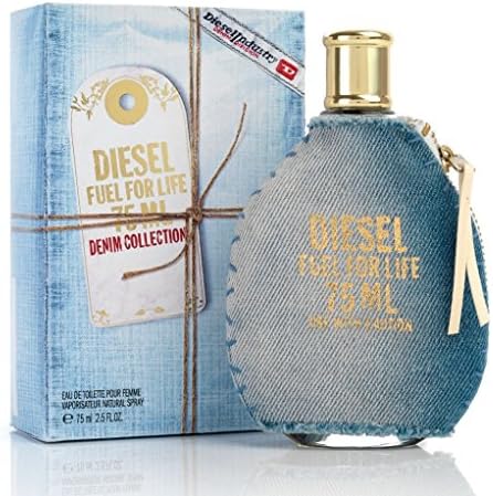 Diesel Fuel for Life Denim Collection Femme Eau De Toilette Spray 2.5 oz + Free Brulee Eyeshadow