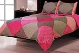 Pretty in Pink Twin Comforter with Sham
