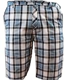 Hurley Motion White/Blue Plaid Men's Shorts
