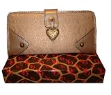 Xoxo Shimmer Checkbook wallet (Champagne)